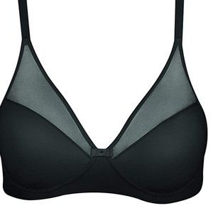 Wonderbra womens Perfect Curves Wirefree Full Coverage Bra, Black, 40C US